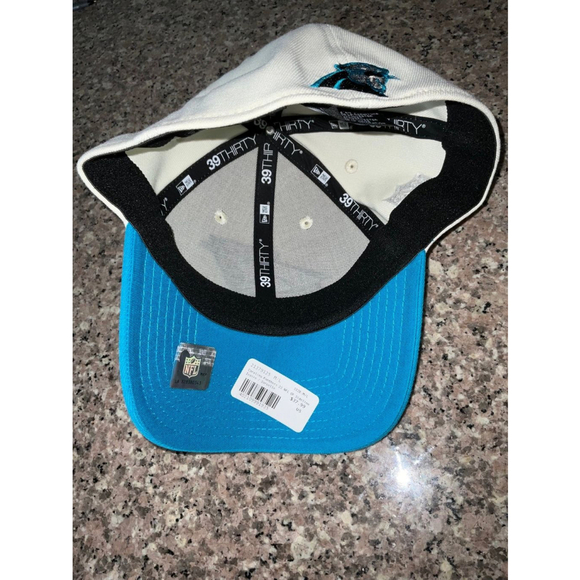 Carolina‎ Panthers NFL of Sideline Hat Size Medium /Large Ivory - Picture 9 of 10